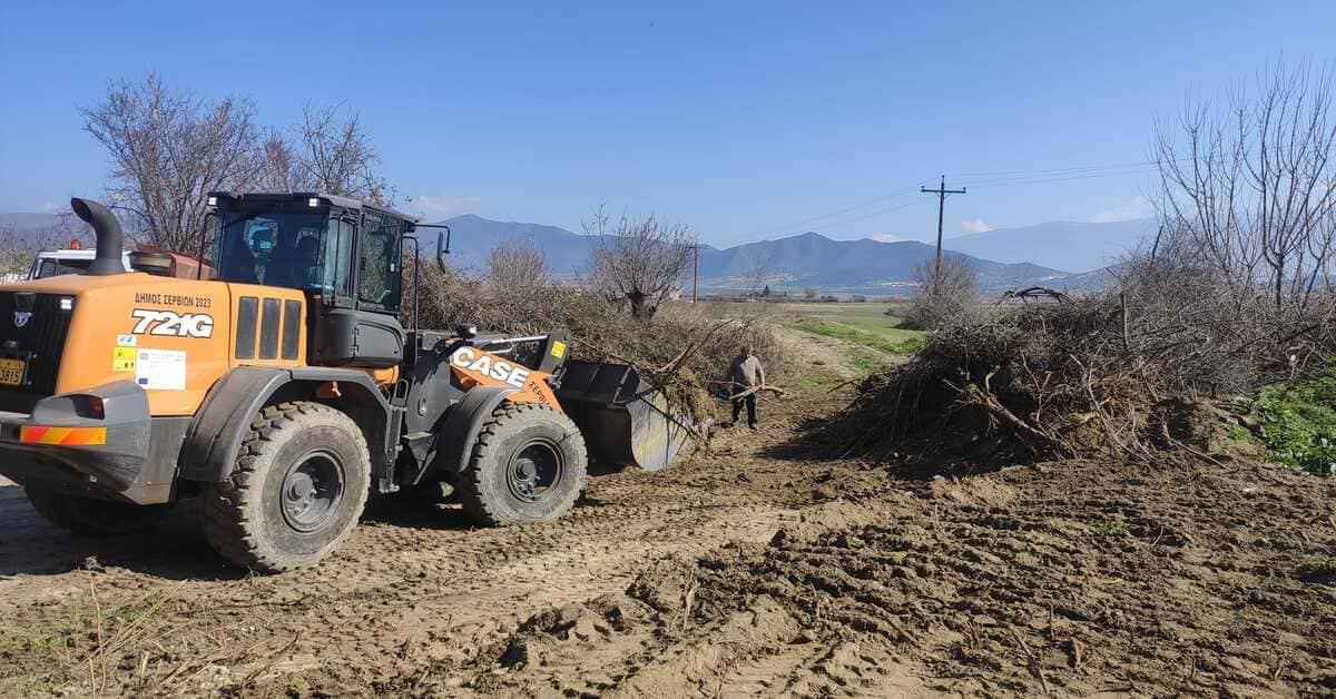 Δήμος Σερβίων – Συντονισμένες τεχνικές παρεμβάσεις στην Τ.Κ. Βαθυλάκκου