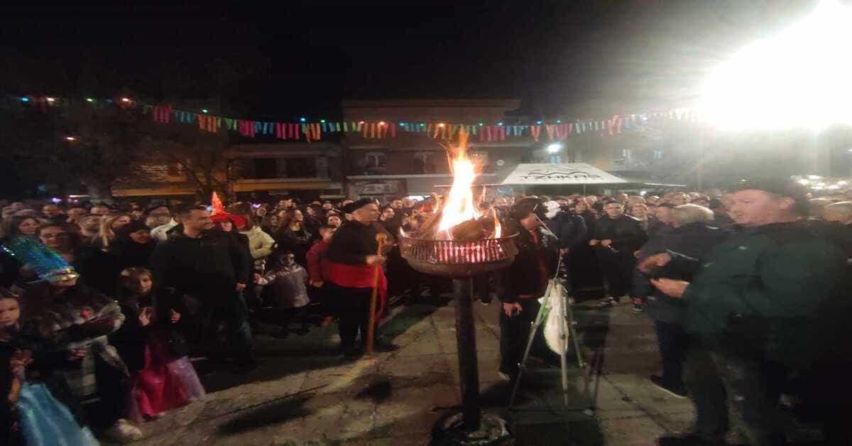 Κοζάνη – Πλήθος κόσμου μου, στο άναμμα του φανού Αλώνια