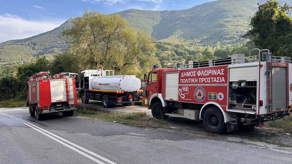 Η Πολιτική Προστασία Δήμου Φλώρινας συνέδραμε στην κατάσβεση πυρκαγιάς σε δασική έκταση της κοινότητας Αλώνων