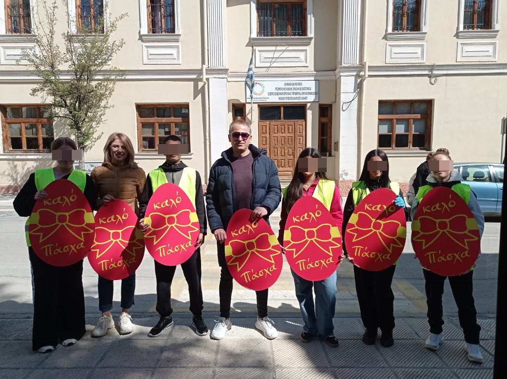 Ολοκληρώθηκε η εθελοντική δράση του πασχαλινού στολισμού της Φλώρινας