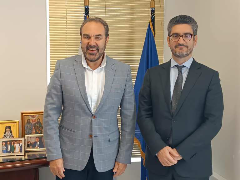 Συνάντηση του Δημάρχου Φλώρινας με τον Γενικό Πρόξενο της Κύπρου στη Θεσσαλονίκη
