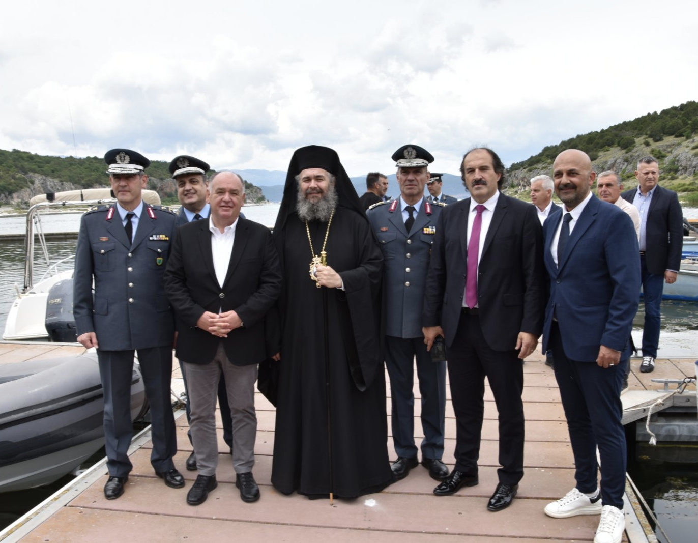 Τελετή αγιασμού πλωτού μέσου φύλαξης