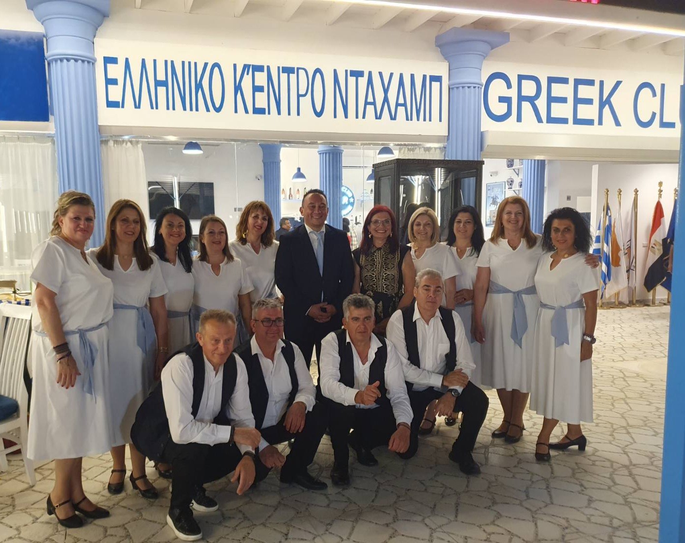 Το Λύκειο των Ελληνίδων Φλώρινας στα εγκαίνια του Παραρτήματος του Ελληνικού Κέντρου Καϊρου στο Ντάχαμπ του Νοτίου Σινά.