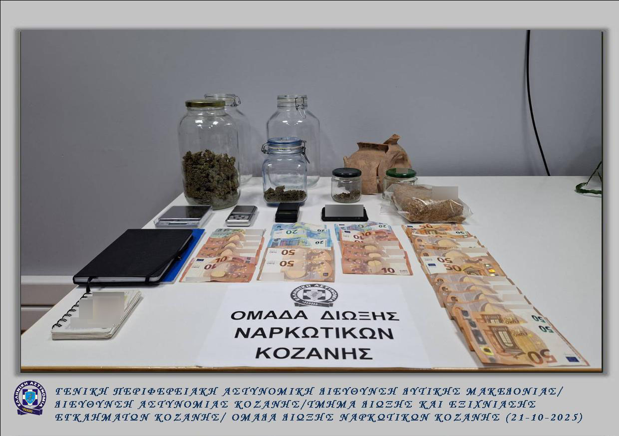 Συνελήφθη από αστυνομικούς του Τμήματος Δίωξης και Εξιχνίασης Εγκλημάτων Κοζάνης 28χρονος ημεδαπός, για παράβαση της νομοθεσίας περί προστασίας αρχαιοτήτων και εθνικού τελωνειακού κώδικα, σε περιοχή της Κοζάνης
