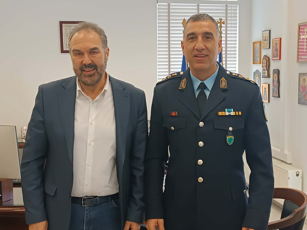 Συνάντηση του Δημάρχου Φλώρινας με τον νέο Αστυνομικό Διευθυντή Φλώρινας